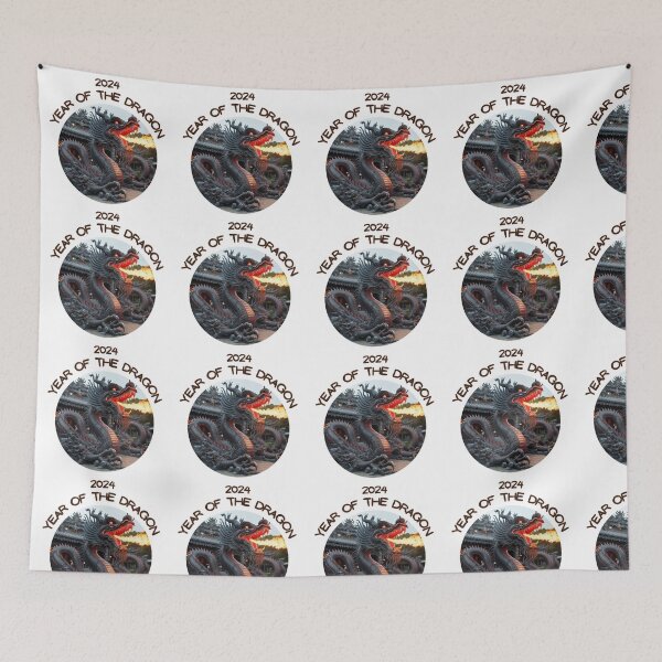Item preview, Black shiny dragon, Black dragon 2024 year of the dragon designed and sold by Coolparrotgirl.
