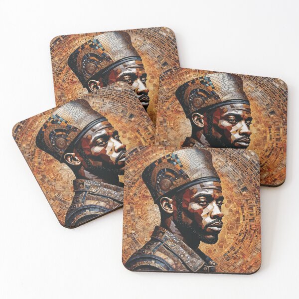 Item preview, Afrofuturist man designed and sold by O-and-Co.