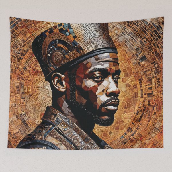 Item preview, Afrofuturist man designed and sold by O-and-Co.