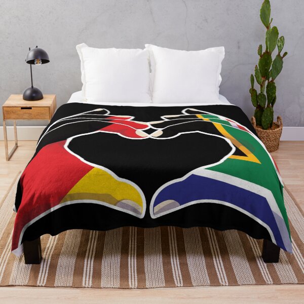 Item preview, South African South Africa Germany German Love Heart Peace designed and sold by FlagX.