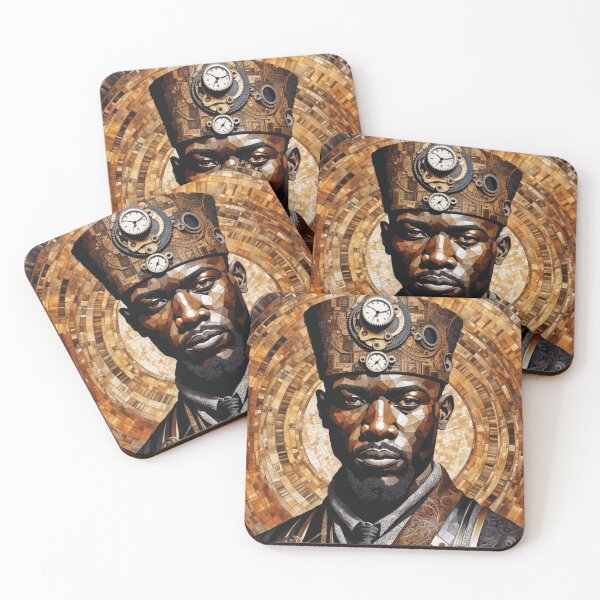 Item preview, Afrofuturist man 2 designed and sold by O-and-Co.