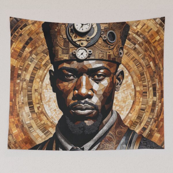 Item preview, Afrofuturist man 2 designed and sold by O-and-Co.