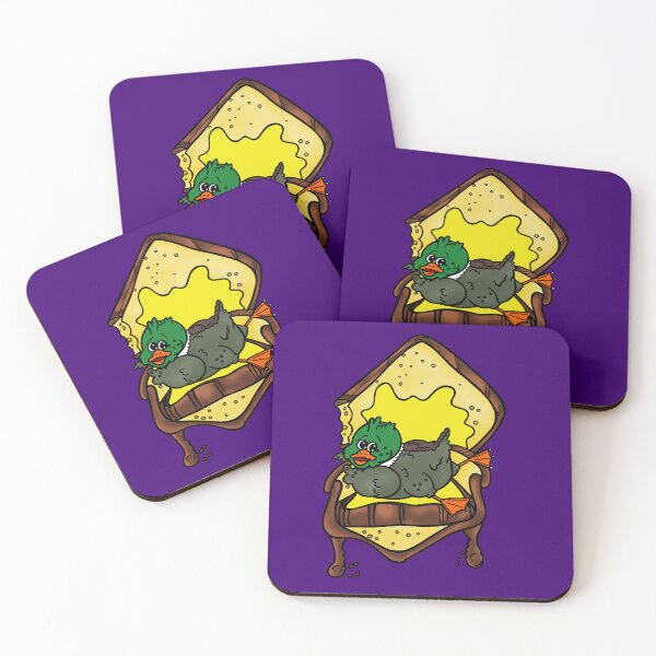 Item preview, Don’t trust the duck left alone on a bread throne designed and sold by MickeyLaLa.
