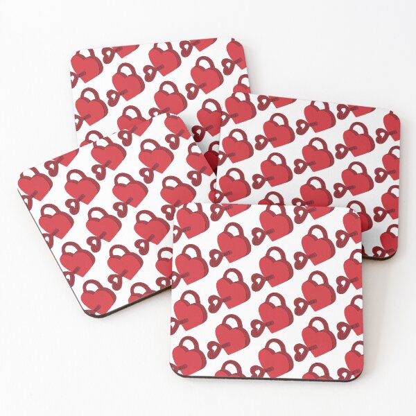 Item preview, Red heart shaped lock and key. . Concept Valentine's day.	 designed and sold by Innamalinka.