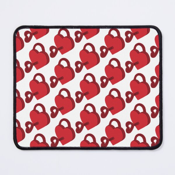 Item preview, Red heart shaped lock and key. . Concept Valentine's day.	 designed and sold by Innamalinka.
