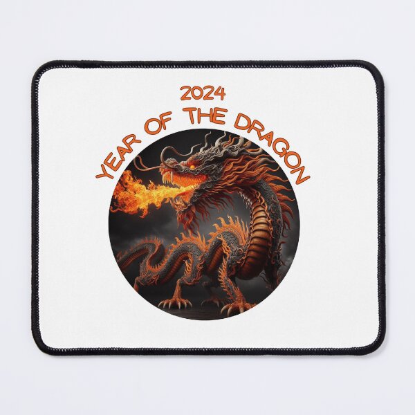 Item preview, Brown and orange dragon, 2024 year of the dragon designed and sold by Coolparrotgirl.