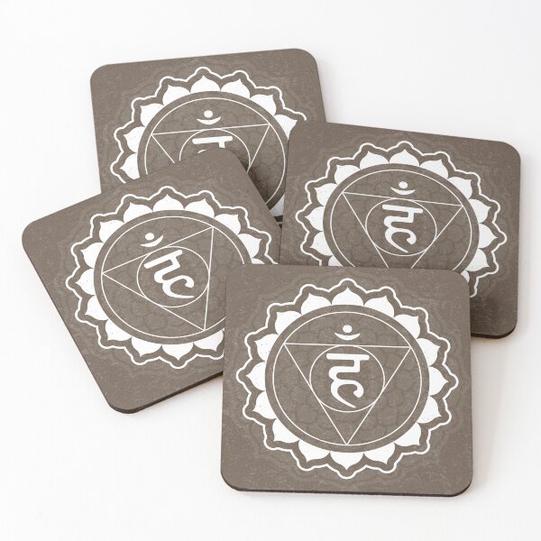 Item preview, Throat Chakra Mandala - Earth + Snow designed and sold by Irene Estelle.