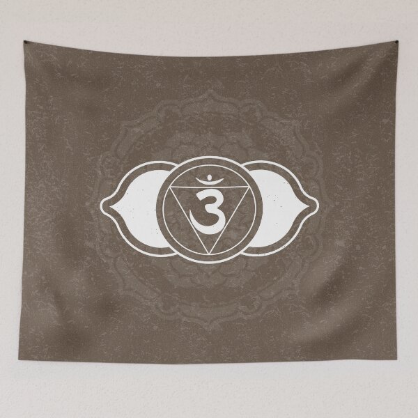 Item preview, Third Eye Chakra Mandala - Earth + Snow designed and sold by Irene Estelle.