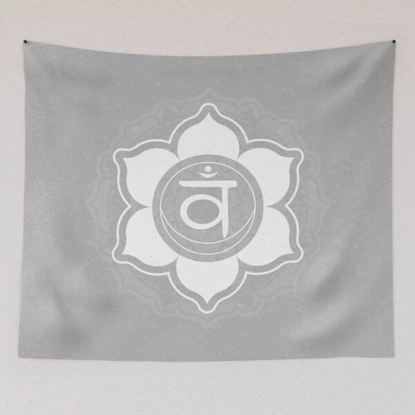 Item preview, Sacral Chakra Mandala - Fog + Snow designed and sold by Irene Estelle.