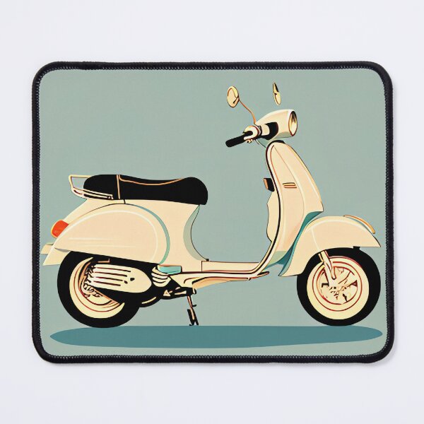 Item preview, 90s nostalgia Timeless Elegance Vintage Scooter Drawing designed and sold by thejoyker1986.