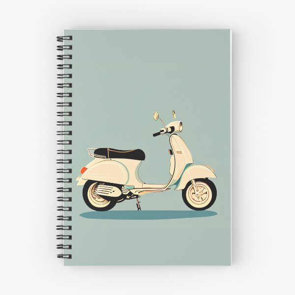 Item preview, 90s nostalgia Timeless Elegance Vintage Scooter Drawing designed and sold by thejoyker1986.