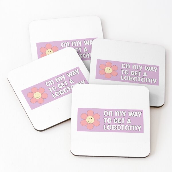 Item preview, On My Way To Get A Lobotomy, Funny Meme Lobotomy Bumper designed and sold by BUMPER-STICKERS.