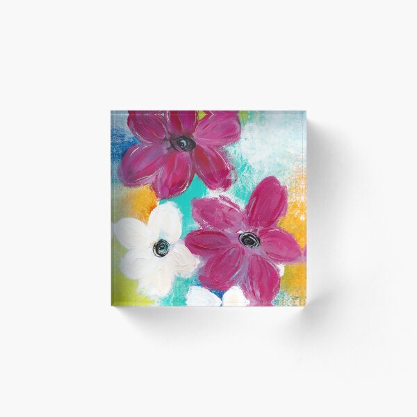 SPRING GARDEN Acrylic Block