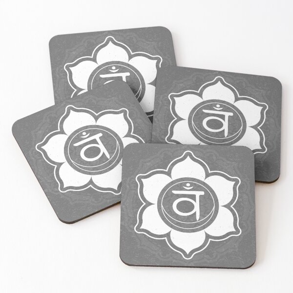 Item preview, Sacral Chakra Mandala - Slate + Snow designed and sold by Irene Estelle.