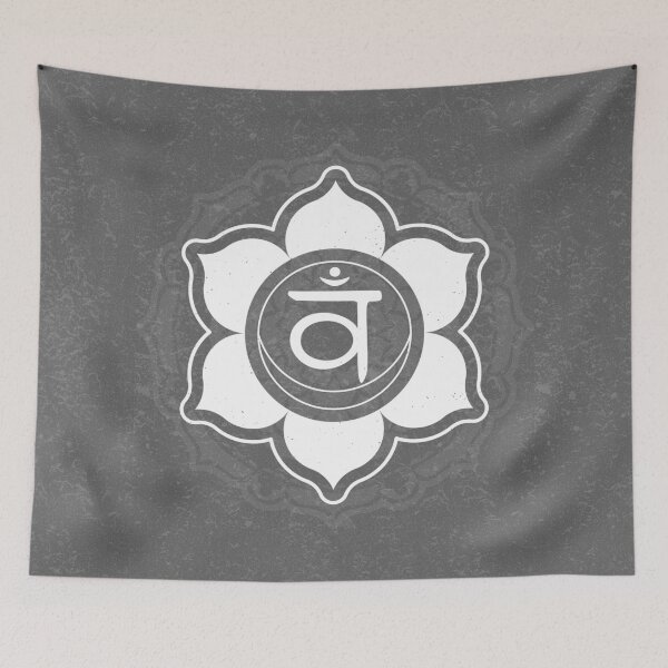 Item preview, Sacral Chakra Mandala - Slate + Snow designed and sold by Irene Estelle.