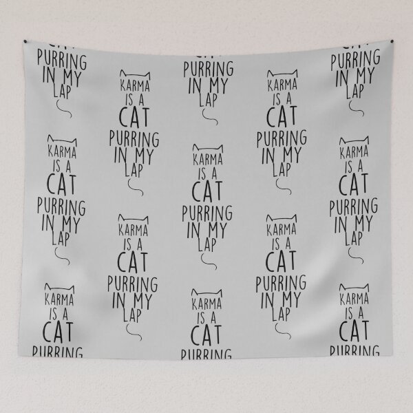 Item preview, Karma Is A Cat designed and sold by Fanverse Merchandise.
