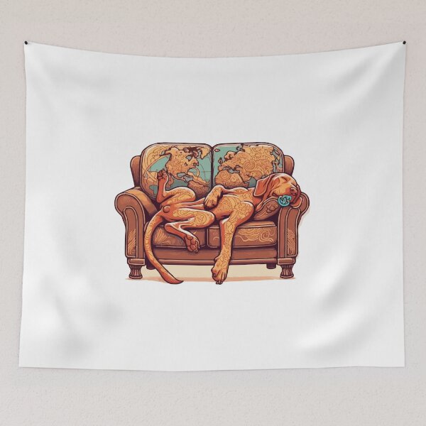 Item preview, Vizsla's Cartographic Comfort designed and sold by bjrocket89.