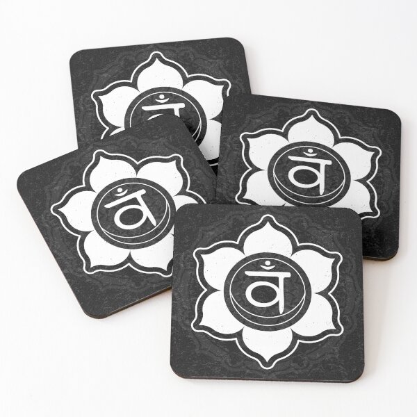 Item preview, Sacral Chakra Mandala - Coal + Snow designed and sold by Irene Estelle.