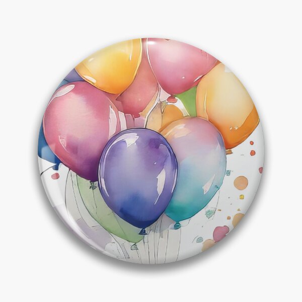 Item preview, Colorful Balloon Bouquet Sticker for Birthday Joy (828) designed and sold by WASjourney.