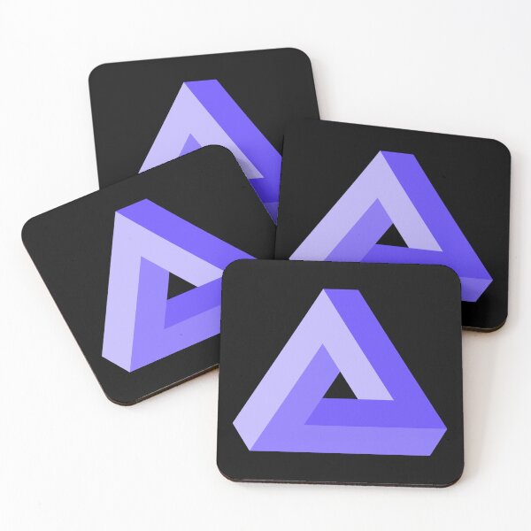 Item preview, Lavander Mind-Bending Perspective: Impossible 3D Triangle designed and sold by RiciPaneto.