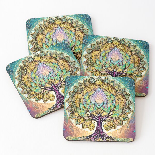 Item preview, Tree of Life Mandala 15 designed and sold by Mandalahijo.