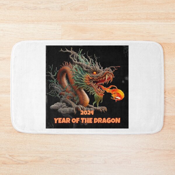 Item preview, Green orange dragon, 2024 year of the dragon designed and sold by Coolparrotgirl.