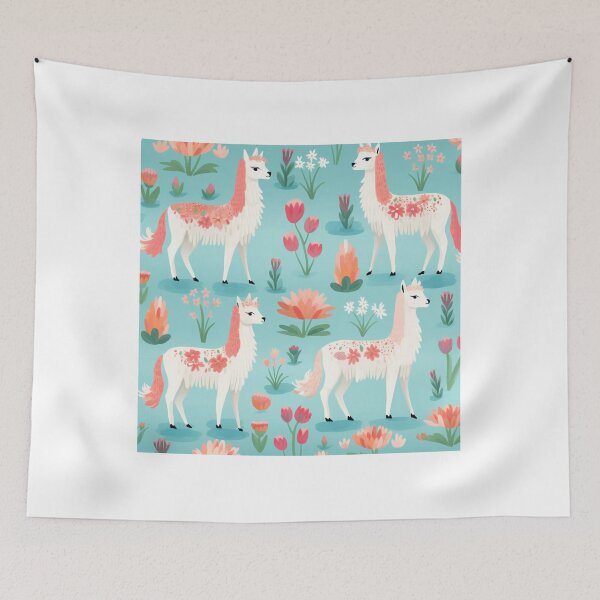Item preview, Beauty lama kids pattern designed and sold by SmileshareShop.