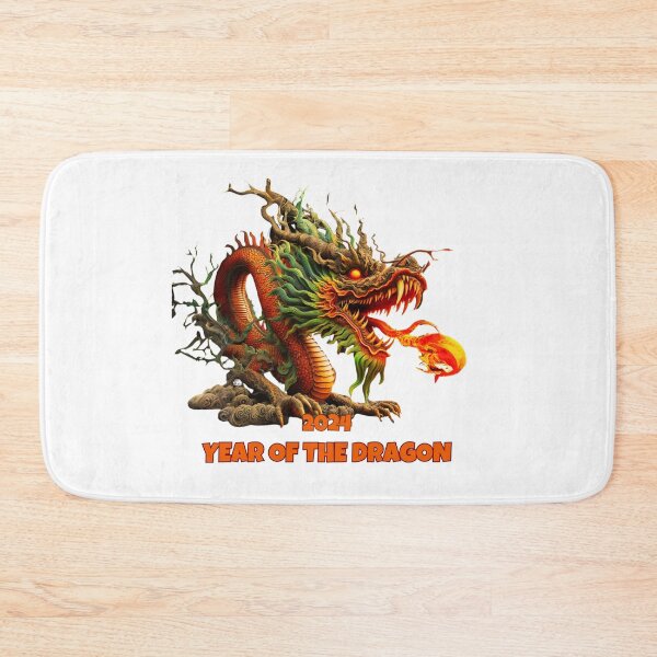 Item preview, Green orange dragon, 2024 year of the dragon designed and sold by Coolparrotgirl.