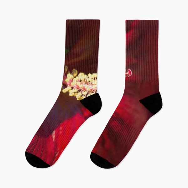 Item preview, Scarlet Petals - Hibiscus Blooms in Rich Red designed and sold by Georgia Mizuleva.