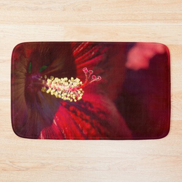 Item preview, Scarlet Petals - Hibiscus Blooms in Rich Red designed and sold by Georgia Mizuleva.