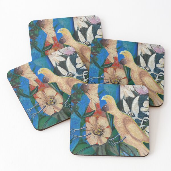 Item preview, ‘White Cockatoo’s In My Garden’  designed and sold by Linda Truskett Art.