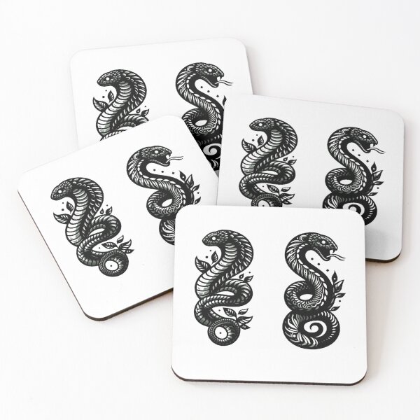 Item preview, Two Darkness Snake Tattoo Art Snake Lover Gift Tattoo Snake  designed and sold by SlocifieShop.