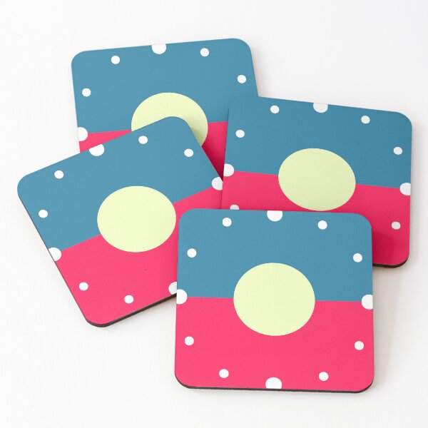 Item preview, Minimalist Clocks Blue and Pink | White Dot   designed and sold by PexelAlchemy.