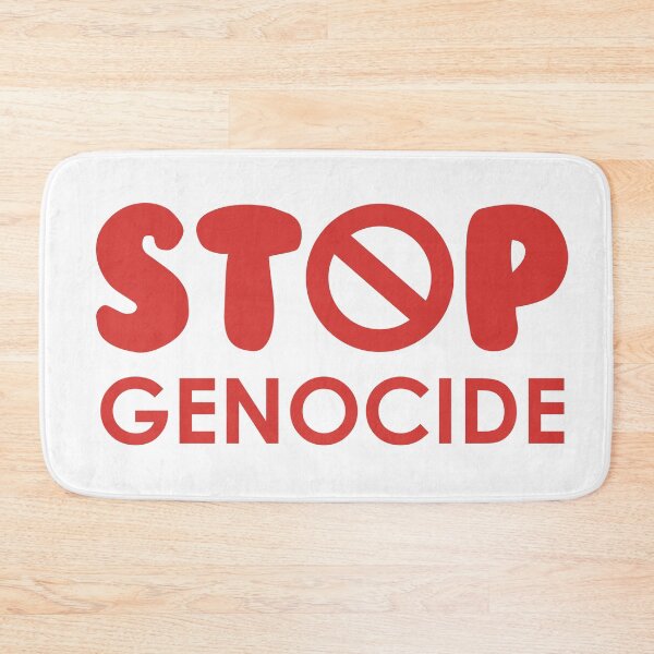 Item preview, stop genocide designed and sold by Wolagno.