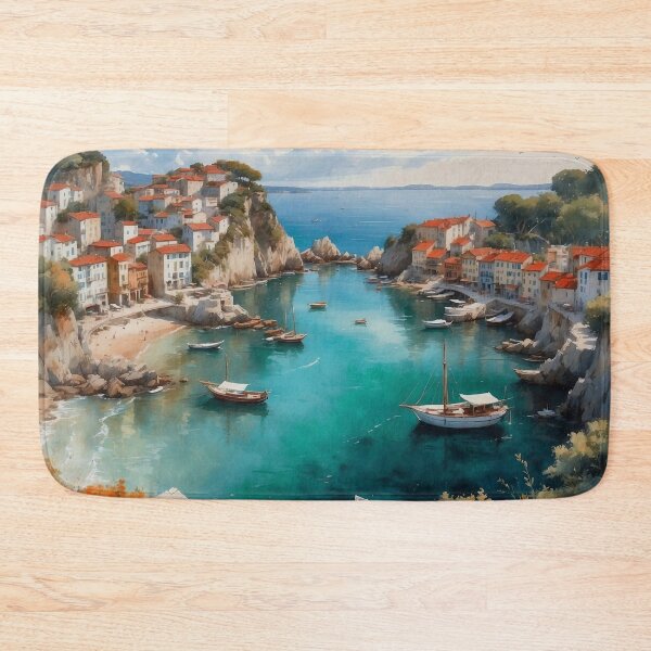 Item preview, Harbour bathed in sunlight designed and sold by Animepic222.