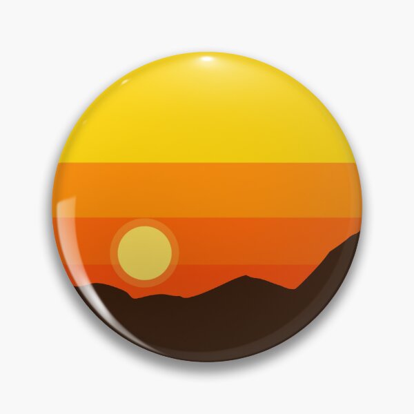 Artikelvorschau, Flaches Design bei Sonnenuntergang entworfen und verkauft von Potattoo.