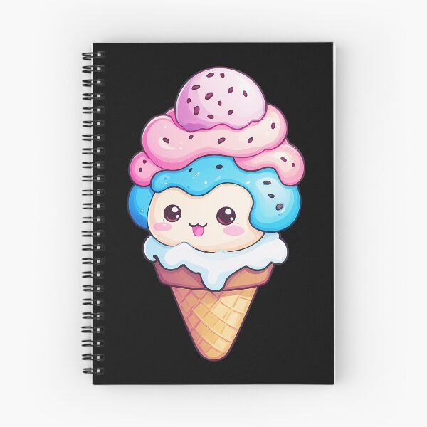 Item preview, #Ice cream, Cute Ice cream, Watercolor Ice cream, funny Ice cream face, colorful Ice cream, Ice cream drawing designed and sold by deluxelion.