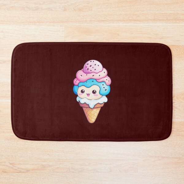 Item preview, #Ice cream, Cute Ice cream, Watercolor Ice cream, funny Ice cream face, colorful Ice cream, Ice cream drawing designed and sold by deluxelion.