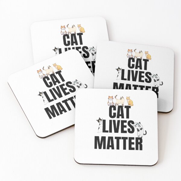 Item preview, Cat Lives Matter designed and sold by flowerpower999.