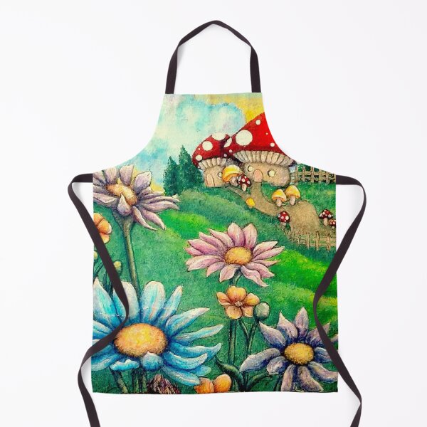 Item preview, Cottagecore Fairy Toadstool Flower Garden designed and sold by Levana-Jane.