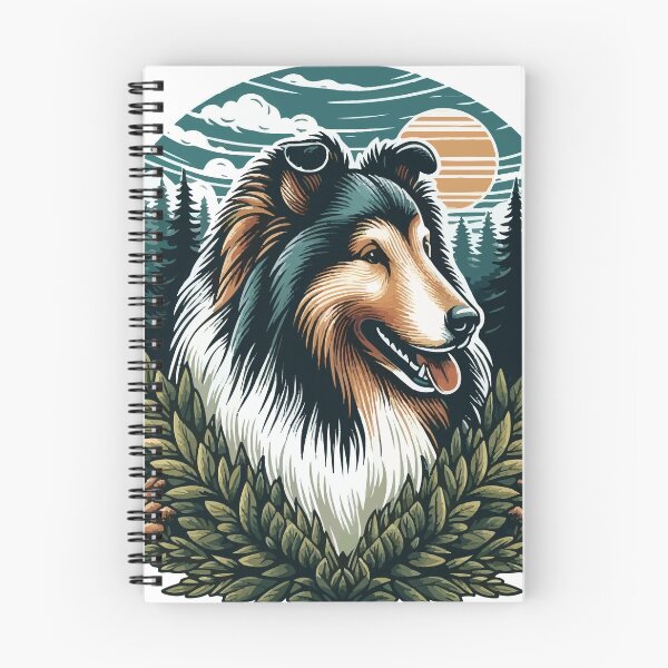 Item preview, Shetland Sheepdog/Sheltie Among Evergreens and a Dusky Sky designed and sold by bjrocket89.