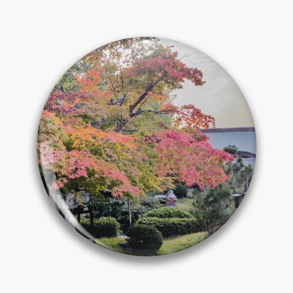 Item preview, Temple 6 - Anraku-ji - Shrine, Bridge and autumn leaves designed and sold by Japaholic.