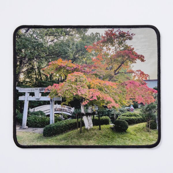 Item preview, Temple 6 - Anraku-ji - Shrine, Bridge and autumn leaves designed and sold by Japaholic.