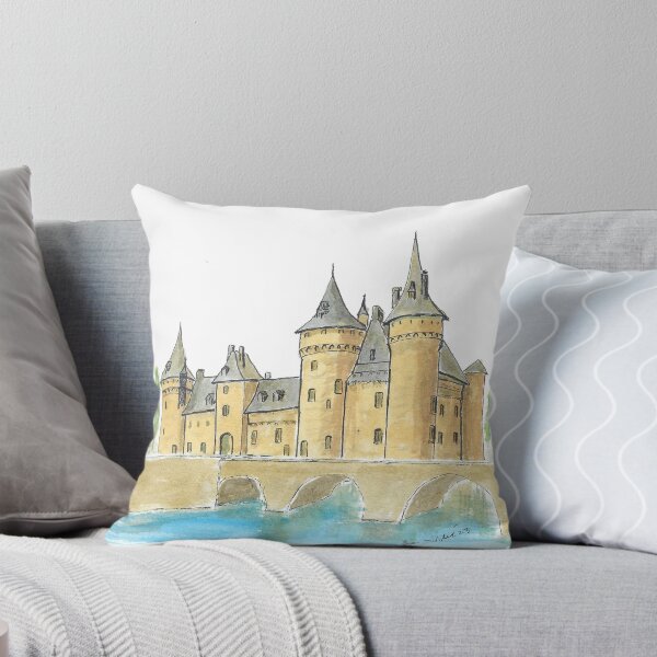 Item preview, Watercolor castle of the Loire, Sully sur Loire designed and sold by Alain DIVINE.