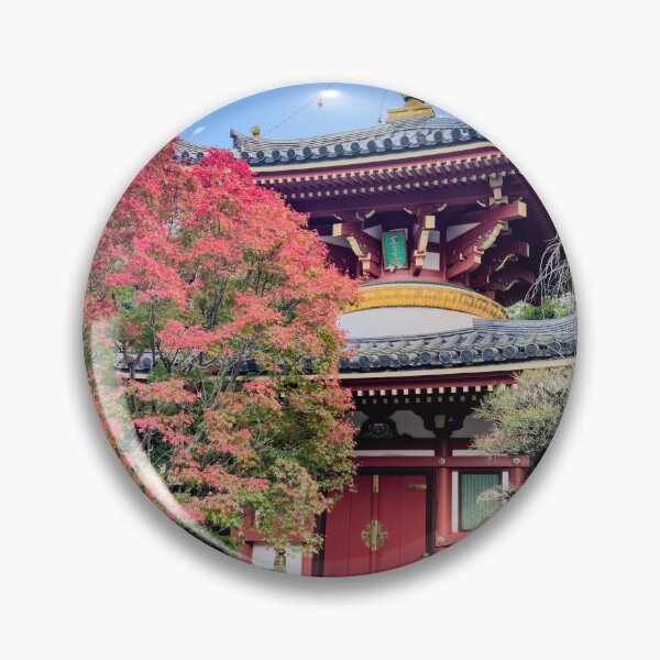 Item preview, Temple 6 - Anraku-ji - Prayer Hall and Autumn Leaves designed and sold by Japaholic.