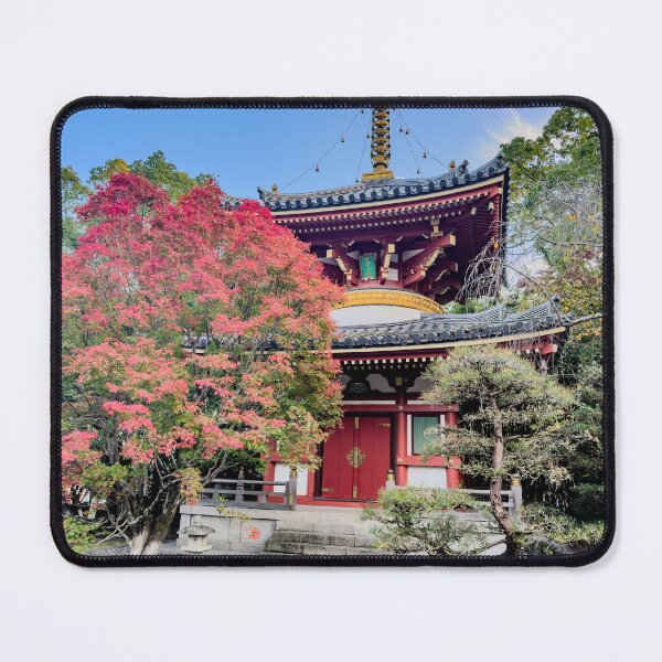 Item preview, Temple 6 - Anraku-ji - Prayer Hall and Autumn Leaves designed and sold by Japaholic.