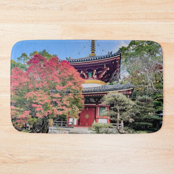 Item preview, Temple 6 - Anraku-ji - Prayer Hall and Autumn Leaves designed and sold by Japaholic.