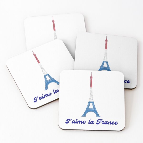 Item preview, Tricolor Eiffel Tower - I love France designed and sold by Résistance Française.