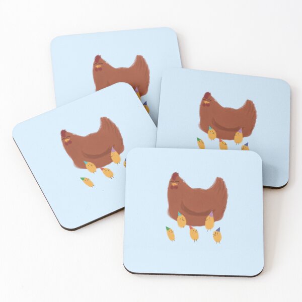 Item preview, Party hen with chicks designed and sold by fsdeLHDesign.