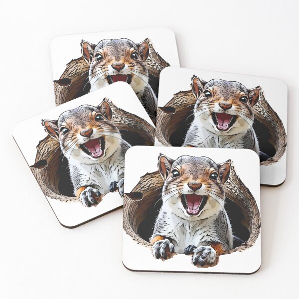 Item preview, Screaming squirrel designed and sold by TuyaArts.